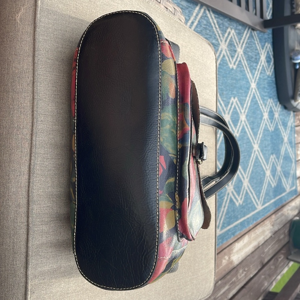 Patricia Nash floral leather handbag. High QUALTY. Clean used condition. Purse. - Picture 9 of 16